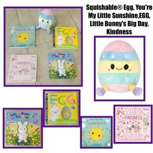 Squishable® Egg, You're My Little Sunshine,EGG, Little Bunny's Big Day, Kindness